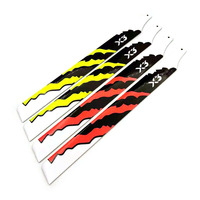 ALZRC Devil 370mm X3  carbon fiber main rotor blade for ALIGN trex 450L 480 Tarot ALZRC X360 X3 RC helicopter