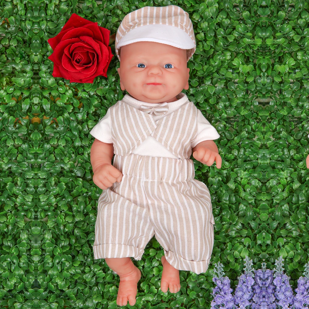 IVITA WB1512 36cm 1.65kg Full Silicone Reborn Baby Doll Recien Nacidos Realistas Boy Dolls Eyes Opened Kids Toys with Clothes