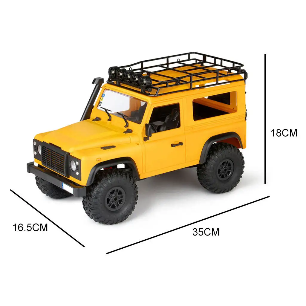 

1/12 MN98 Crawler Car Kit 4WD Off-Road Truck High Speed RC Car Kits Yellow Assemble Kit