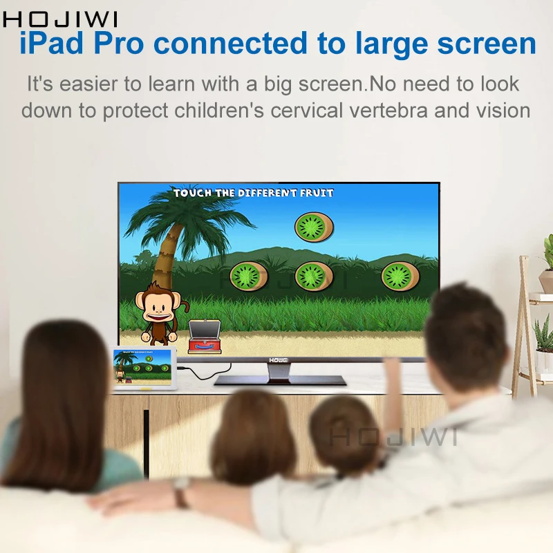HOJIWI-Cable USB tipo C a HDMI, convertidor 4K, 3,1, para MacBook, Huawei Mate 30, portátiles tipo C, DP, HDMI, adaptador AB03