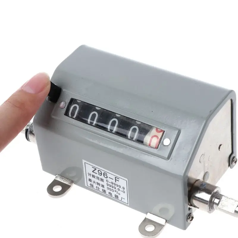 Z96-F Mechanical Length Counter Meter Counter Rolling Wheel 1-9999.9M Drop Ship