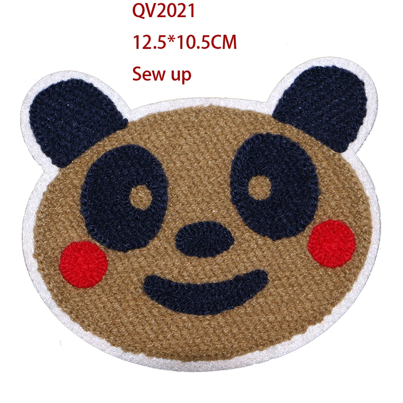 Fashion Bear Panda Rabbit Star Icon Embroidery Applique Patches For Kawaii clothes DIY Iron on Badges on the Backpack