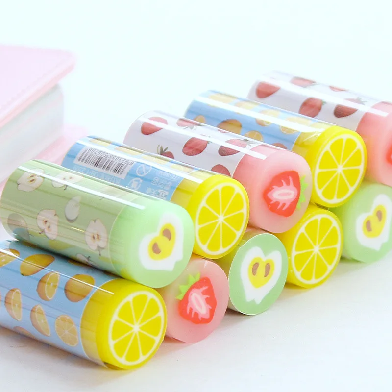 Creative Fruit Erasers Cartoon Cute Erasers Children Gift School Stationery and Office Supplies