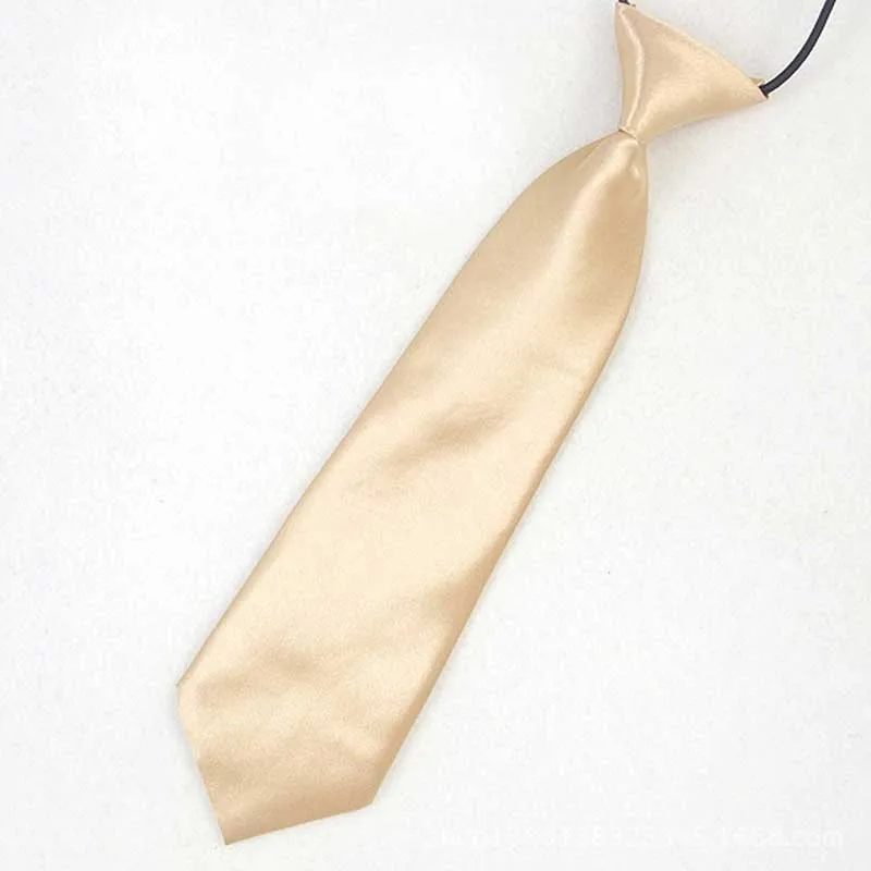 Kid Boy Solid Classic Neck Tie, Wedding Party Gift
