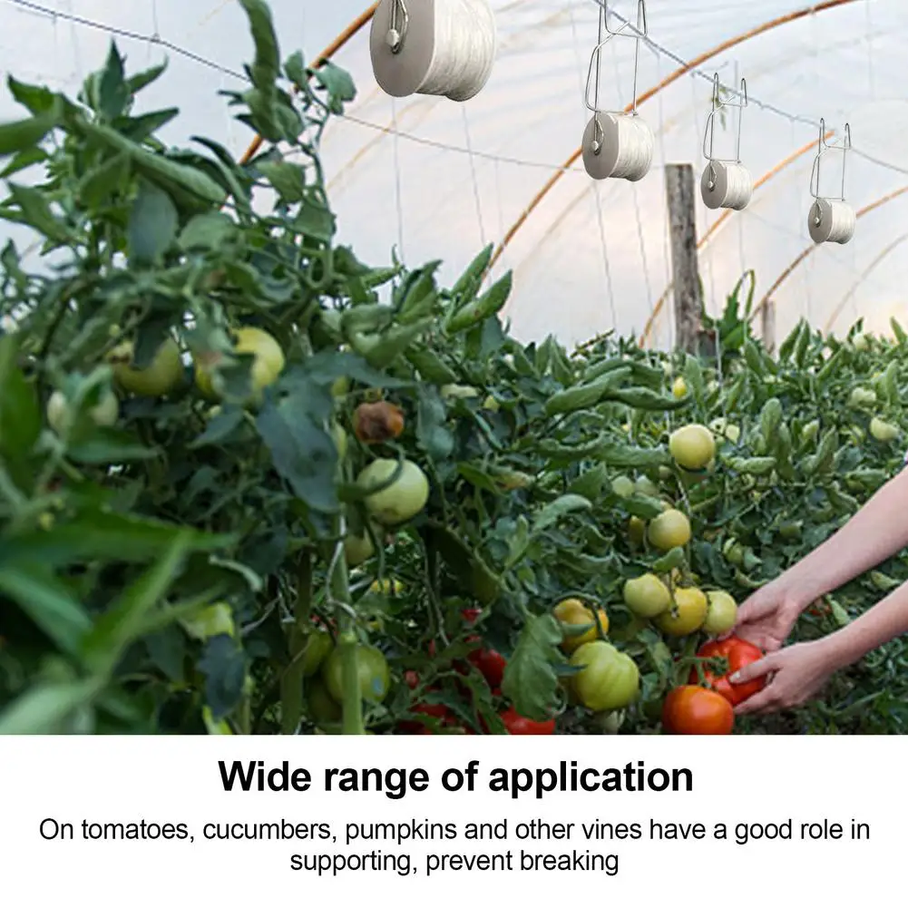 6pcs Tomato Hooks Tomato Roller Hooks Tomato Plant Greenhouse Support Trellis Garden Supplies For Garden Farms