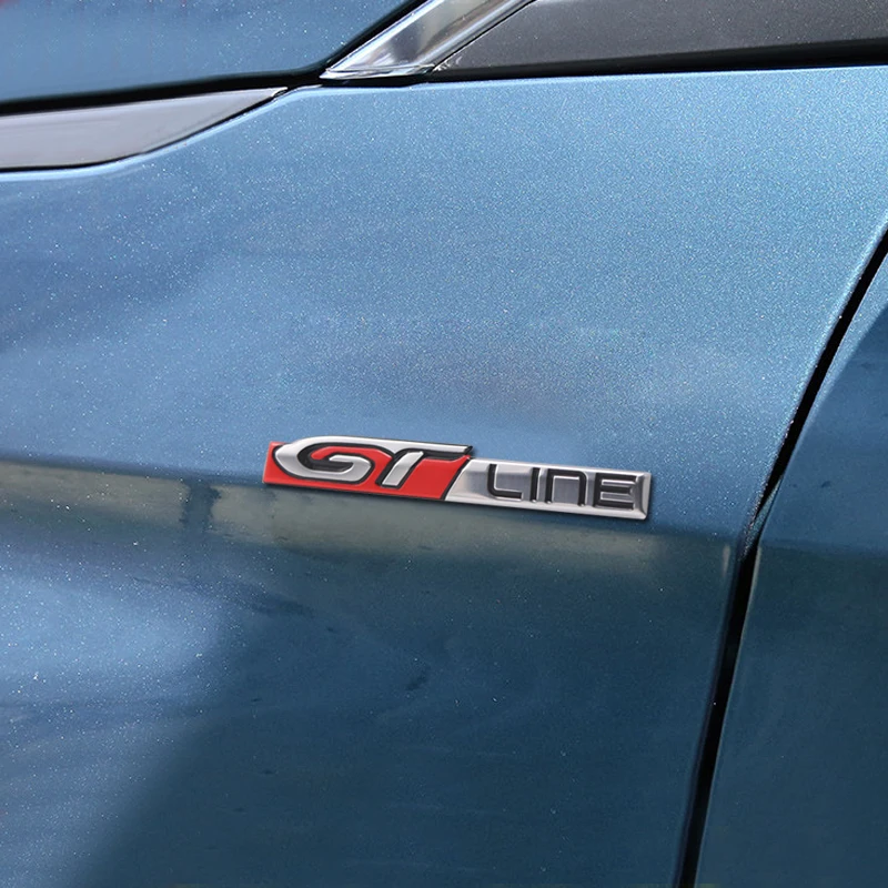 Fit for Peugeot 3008 5008 2017 2018 2019 2020 2021 2022 2023 2024 GT Line Side Badge Emblem Sticker Rear Trunk Decal Trim