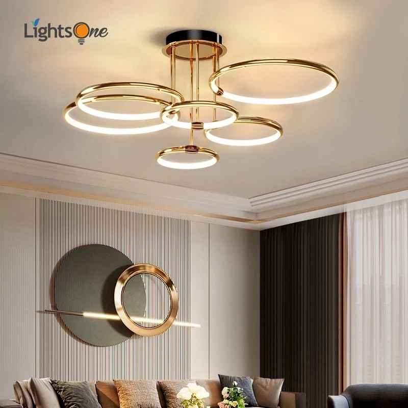 Light luxury living room lamp chandelier headlight simple dining room atmosphere Nordic bedroom lamps