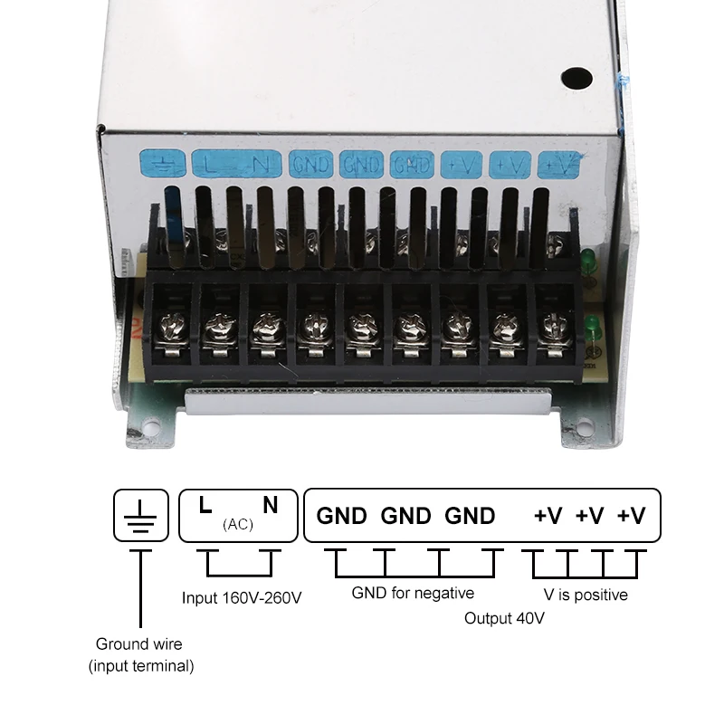 Switching Power Supply 40V 10A 460W Power Adapter Nema 23 Stepper Motor Driver CNC Laser Engraving And Cutting Machine 4