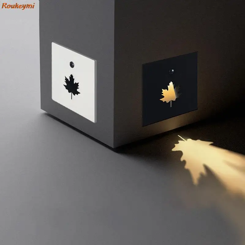 

Magnetic Motion Sensor CREE 3W Ressessed in Stairs Led Light Corner Wall Lamp Step Decoration Hallway Staircase lighting