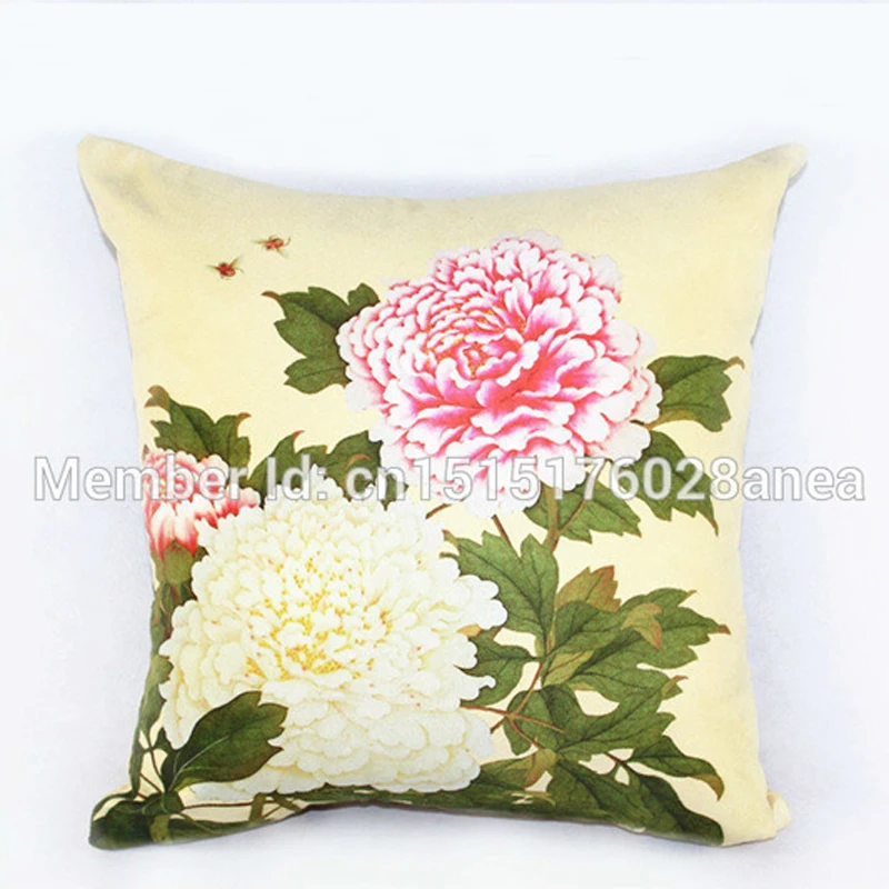 Free Shipping 50*50cm Woven Suede Digital Printing Cushion Cover Simple Modern Soft For Sofa Chair Car Pillowcase HT-PSDPC-1-4.