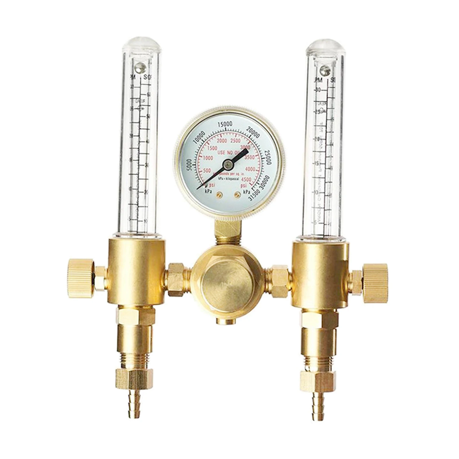 Dual Output Argon CO2 Gas Regulator Flowmeter 0-60CFH CGA580