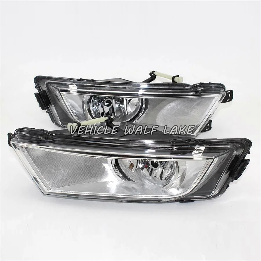 For Skoda Octavia A7 2013 2014 2015 2016 2017 Car-styling Front Halogen Fog Lamp Fog Light And Grille Cover