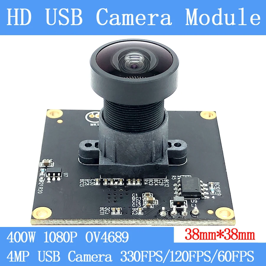 

Surveillance Plug Play Wide-Angle High Speed 330FPS USB Camera Module UVC 4MP Full HD 1080P Webcam for Android Linux Windows