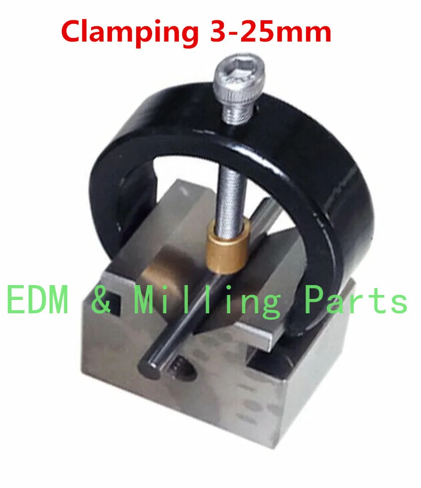 Wire EDM Sparks Opening 3-25mm BTM-V10 Steel V-Shape Bracket Fixture Round Bar Correction Scribing Fixed Clip Clamp Jig