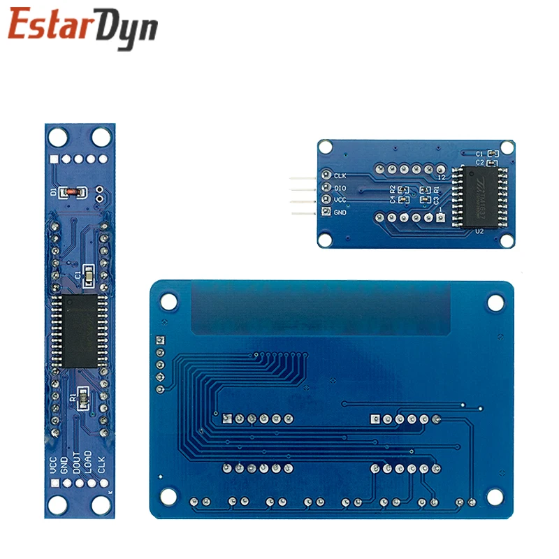 TM1637 4 Bits/TM1638/MAX7219 8 bit Digital LED Display Module 7 Segment 0.36Inch Clock RED Anode Tube Four Serial Driver