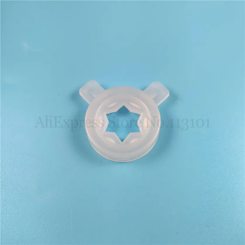 3 In 1 Modeling Lids 37mm Inner Diameter Caps Spare Part Hexagram Star Nozzle Fittings Of Soft Serve Ice Cream Machines