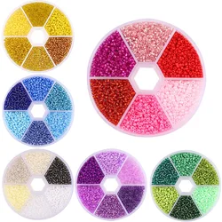 2/3MM Charm Glass Seed Beads Set In Box For Ring Jewelry Making DIY Accessories Japanese Miyuki Weaving Bead Kit Bracelet Maker