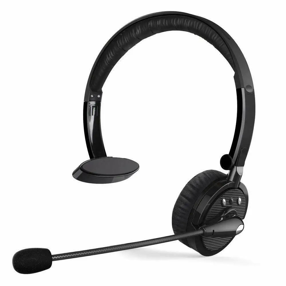 BH-M10B Wireless Bluetooth Noise-Canceling Headset connected to 2 Bluetooth devices Over The Head W/Mic For Trucker Drivers PS3