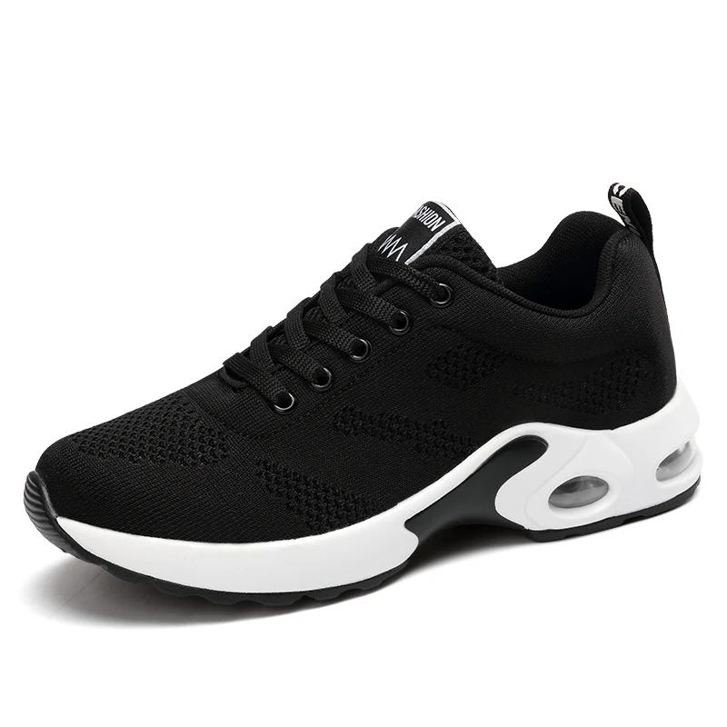 

Nice Women Shoes Sneakers Breathable Mesh Thick Sole Ladies Platform Trainers Female Height Increasing Running Shoes Plus Size