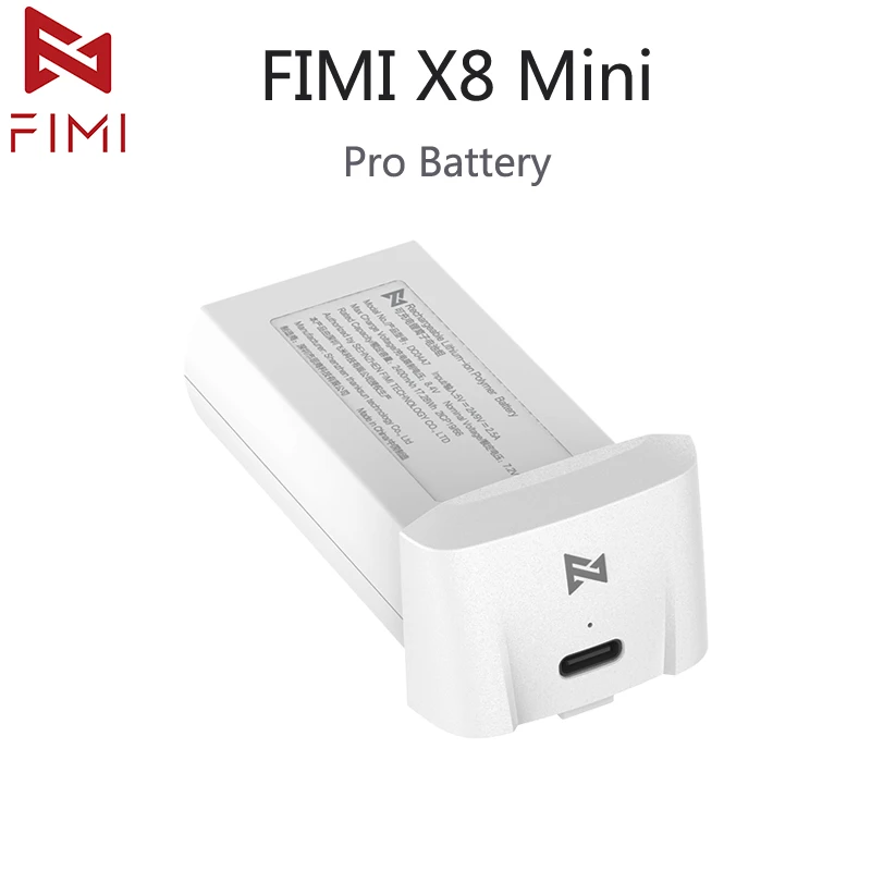 Original FIMI X8 Mini Drone Smart Rechargeable LiPo Battery Pro Edition For FIMI X8 MINI 3 RC Quadcopter Flight Accessoires