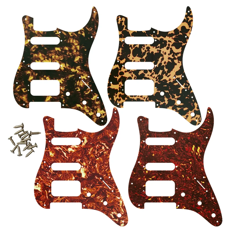 

Fei Man Custom Guitar Parts - For US Fd 11 Screw Holes MIM Start SSH Humbucker Guitar Pickguard Scratch Plate Flame Pattern