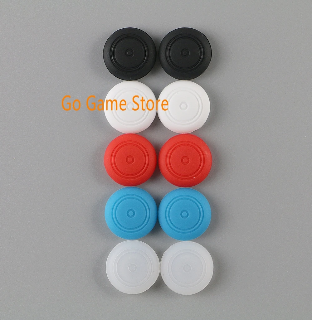 10PCS for  NS Switch NX Joy Con Protective Case Non-slip Silicone Analog Joystick Circle Thumb Stick Grip Cap