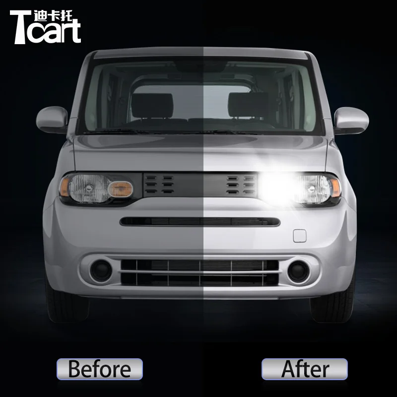 For Nissan Cube (Z12) 2009 2010 2011 2012 2013 2014 2pcs Led Daytime Running Light turn drl 2in1 Car accessories