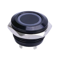 16mm/19mm/22mm  Super Short  Push Button Black Housing 6pins RGB Red Green Blue Tri-color LED Illuminated Switch