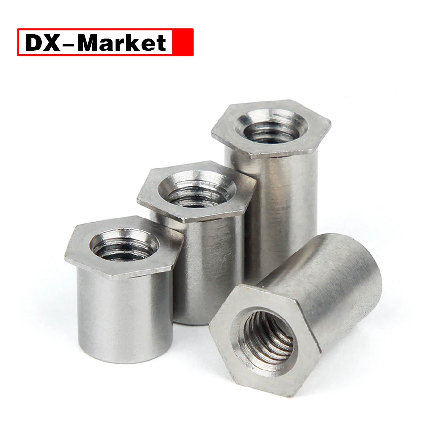 M2 M2.5 M3 M4 M5 M6 SOS Tự Clinching Standoffs Bu Lông, thép Không Gỉ 304 Thru Lỗ Ren Standoff ,K022