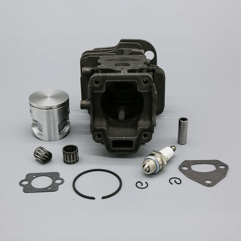 44 مللي متر و 42 مللي متر اسطوانة مجموعة كبّاس صالح ل HUSQVARNA 445 445e 450 450e Jonsered CS2250 CS2245 بالمنشار المحرك أجزاء المحرك 544119902