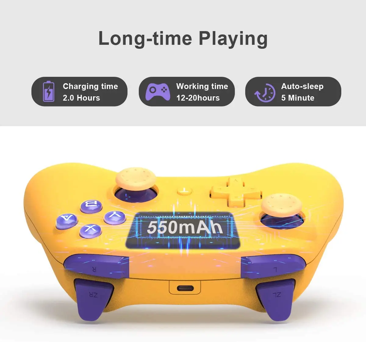 PXN 9607X أذرع التحكم في ألعاب الفيديو سماعة لاسلكية تعمل بالبلوتوث لنينتندو سويتش/سويتش لايت السلكية غمبد PC جويستيك لأجهزة الكمبيوتر ويندوز NFC ...