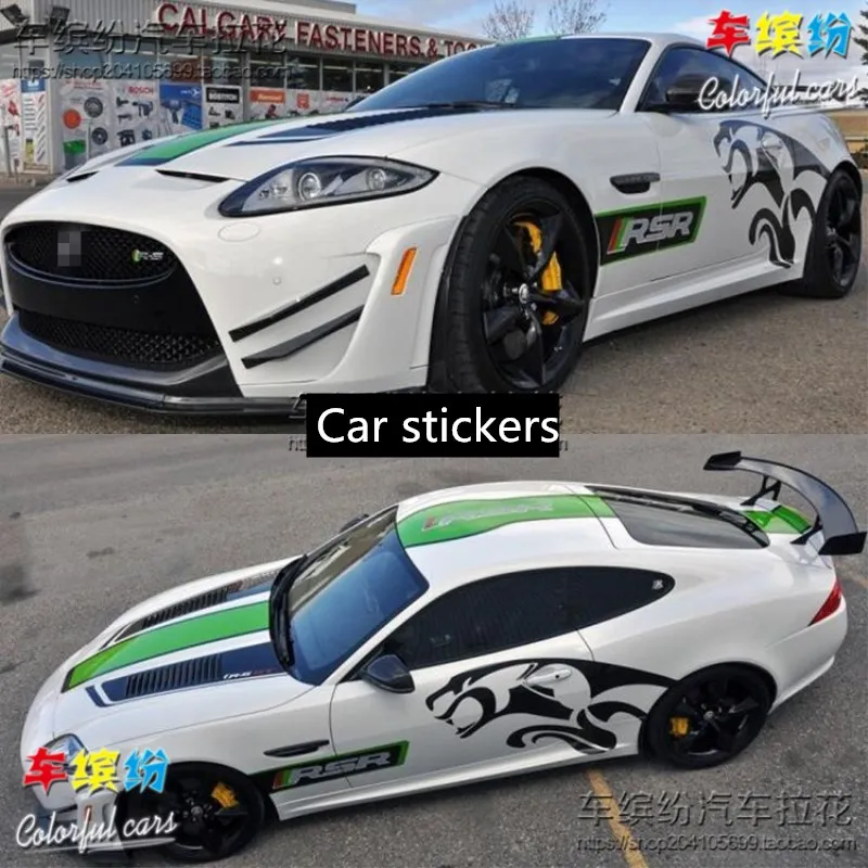 

FOR Jaguar XE XF XJ XEL car stickers body appearance custom stickers XFL E-PACE personalized custom modified decals