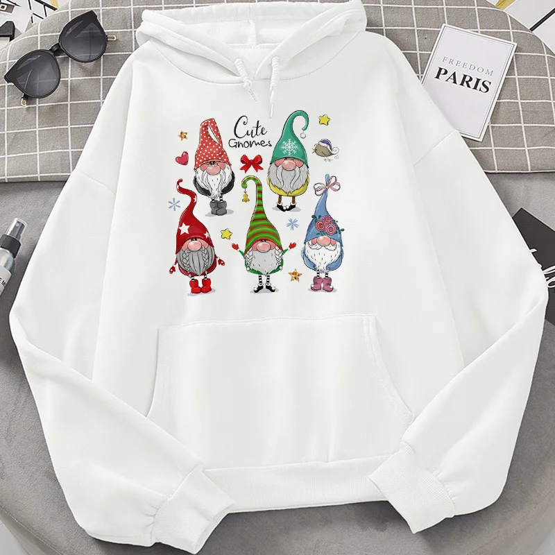 

Women's Winter Fall Hoodies Santa Claus With Merry Christmas Hoodies Fashion Hooded Women Casual Sweatshirt Pocket hoodie Female