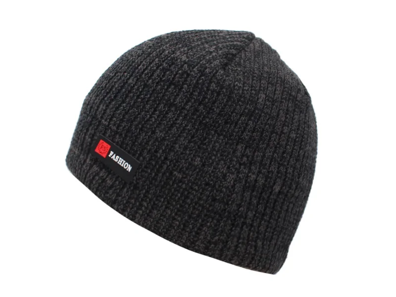 Skullies Beanies Männer Winter Hut Frauen Gestrickte Hüte Für Männer Kappe Winter Beanie Hut Gorro Dicke Warme Brimless Pelz Motorhaube Männer der Kappe – Detail 16