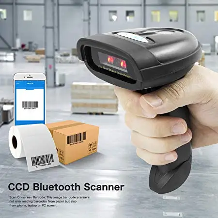 NETUM NT-1228BC Wireless Bluetooth CCD Bar Code Reader for POS  Inventory