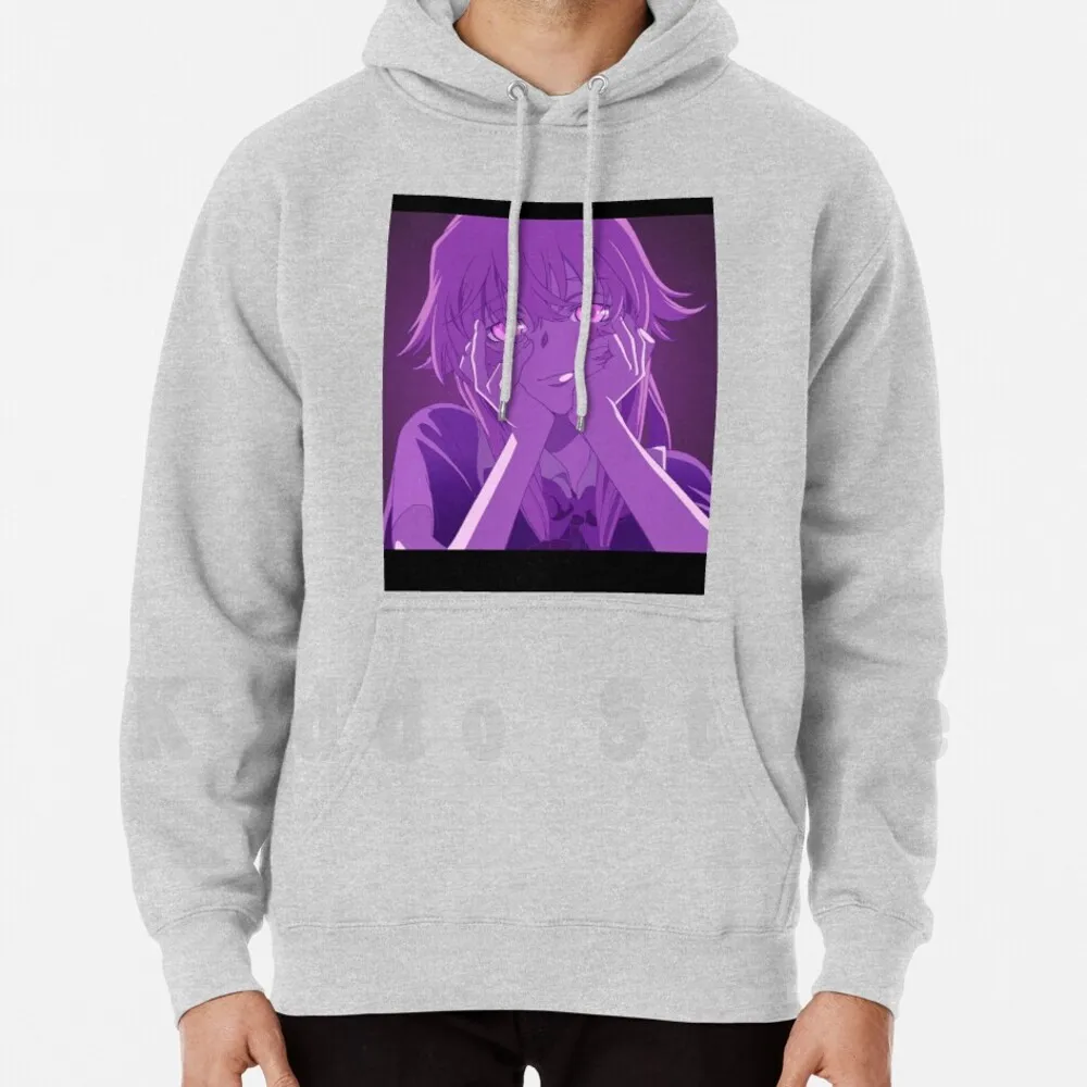 Yuno Gasai-Mirai Nikki Future Diary Hoodie Long Sleeve Yuno…