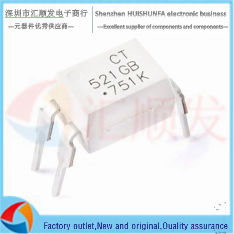 Original CT521-1GB DIP-4 compatible TLP521 phototransistor output photocoupler chip