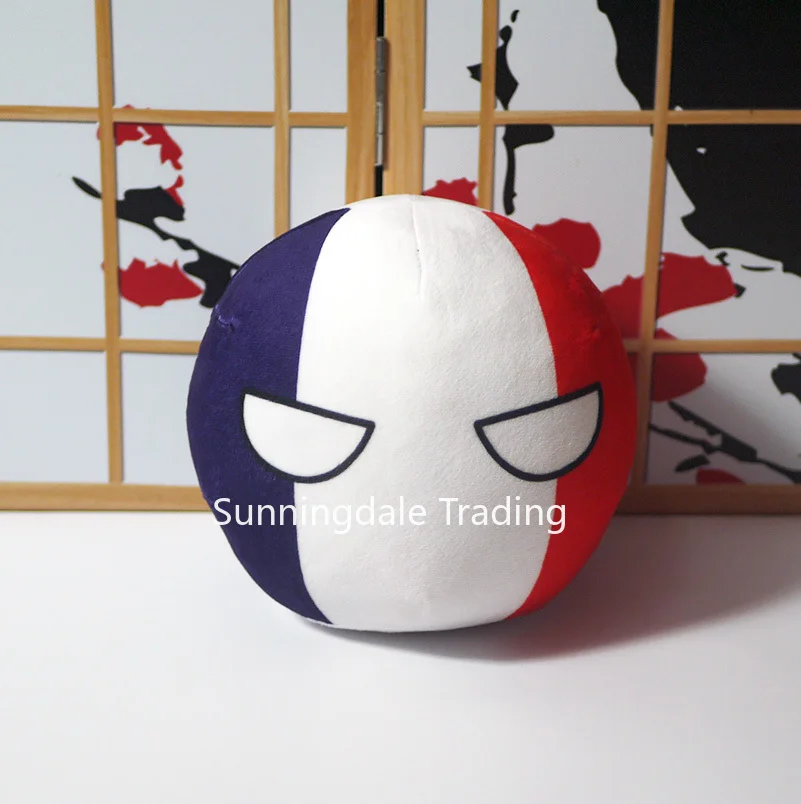 Polandball pluszowa lalka kraje National US RU zabawkowa piłka brazylia portugalia meksyk Countryball piłka nożna Cosplay brelok do kluczy z ozdobą 9cm
