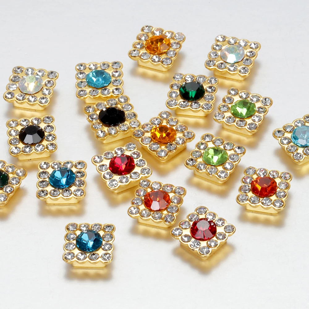 

100pcs Glitter Rhinestone Cabochon for Bow DIY Jewelry Making Headband Glass Crystal Decor Patches Handmade Craft Accessories
