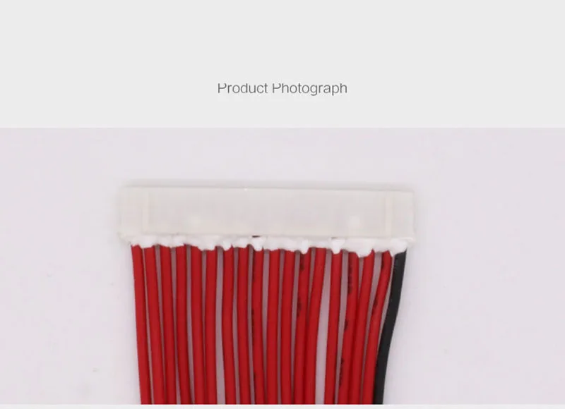 Balance cable wire Connector for Li-ion lifepo4 LTO Lithium battery protection board BMS PIN 4S 7S 8S 10S 13S 14S 16S 20S 24S