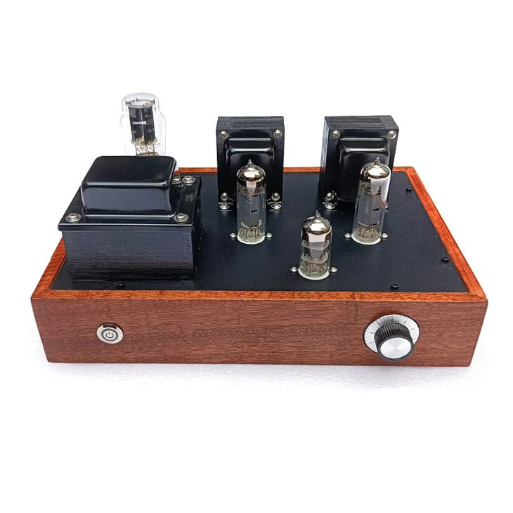 

New 3.5W*2 6N1+6P14 5Z4P Vacuum Tube Amplifier HIFI Class A Audio Amplifier Solid Wood Case Single Ended Power Amplifier DIY