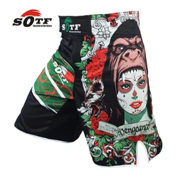 SOTF-pantalones cortos para boxeo, shorts para mma, muay thai, kick, crossfit, kickboxing, crossfit, baratos