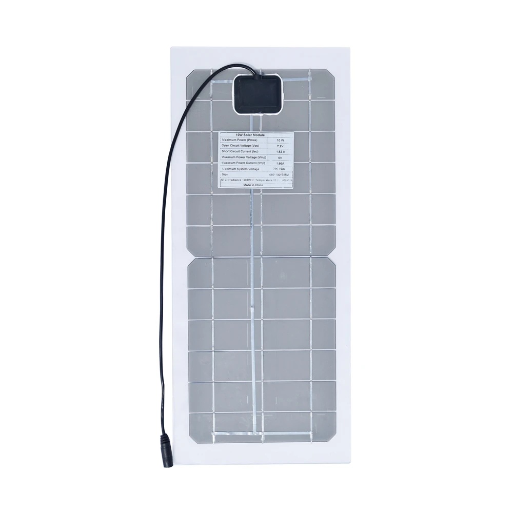 6V Solar Panel Painel 10W Przenośny 10W 6V elastyczny Panel słoneczny monokrystaliczne ogniwo ładowarka solarna na zewnątrz Camping jazda na rowerze