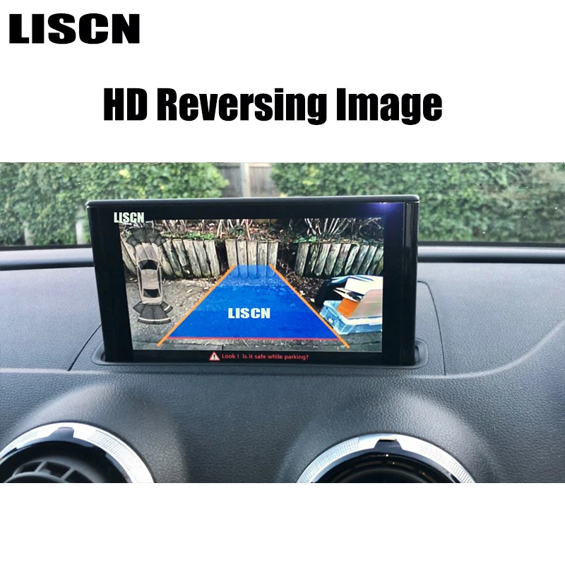Rückfahrkamera für Audi A3 8v S3 8p 2012 ~ 2020 Backup-Kamera-Schnittstellenadapter vorne und hinten