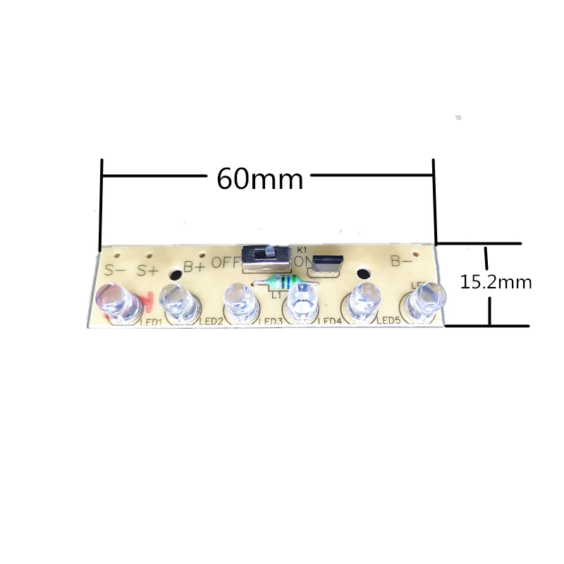 

1.2V solar fence light controller solar gate rail light control circuit board solar lawn light PCBA