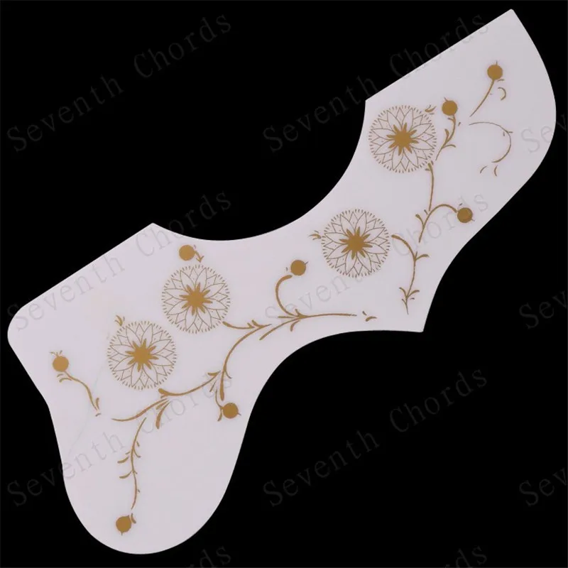 2Pcs Gold Flower Pickguard Pick Guard Anti-Scratch Plate For Acoustic Guitar Accessories 4 Colors Choose