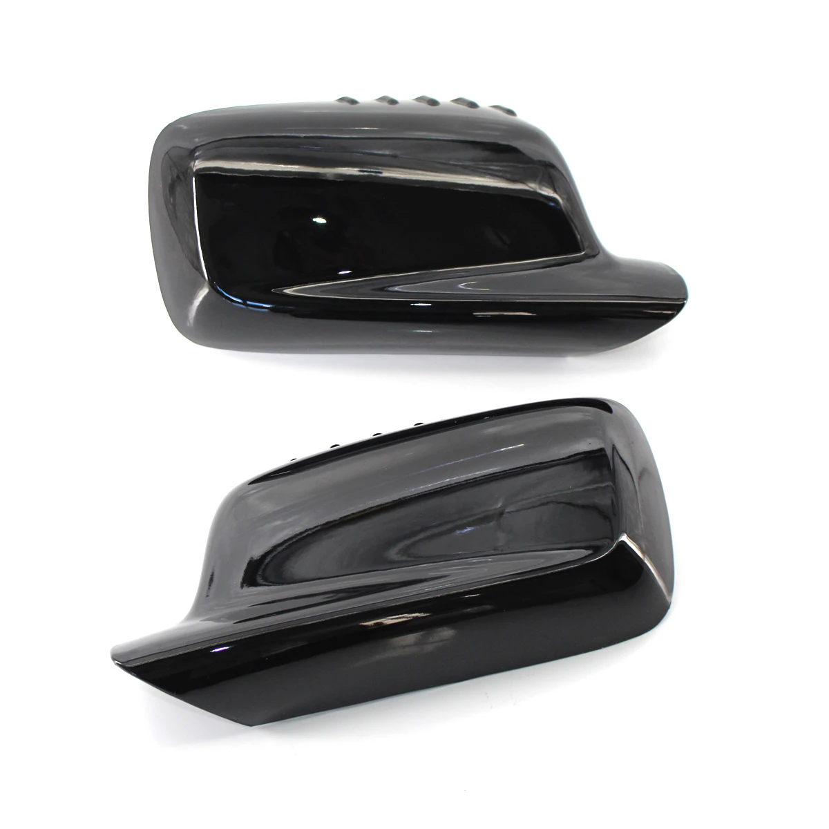 Carbon Fiber Bright black Side Rearview Mirror Cover For BMW 3 7 Series E46 E65 E66 E67 745i 750i 760Li 730Li