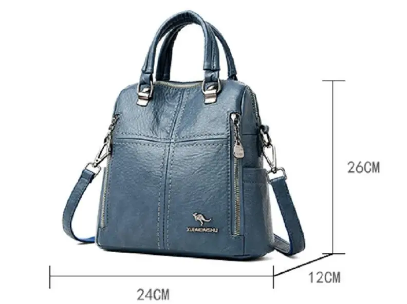 Simplicity Casual Women Messenger Bag Fashion High Capacity Shoulder Bags High Quality Pu Leather Travel Women Handbag