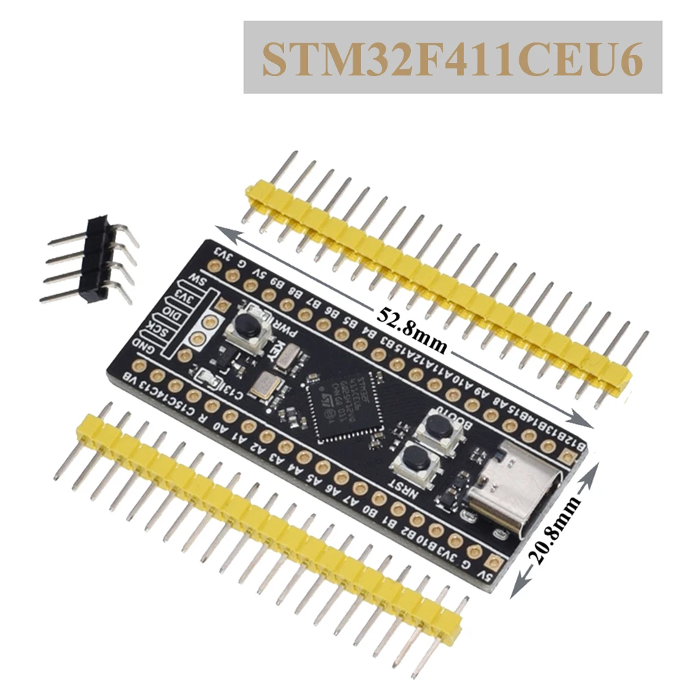 STM32F401 STM32F411 Ontwikkelingsbord STM32F401CCU6/CDU6 STM32F411CEU6 STM32F4 Leerbord 84Mhz 64KB RAM 256KB ST-LINK V2