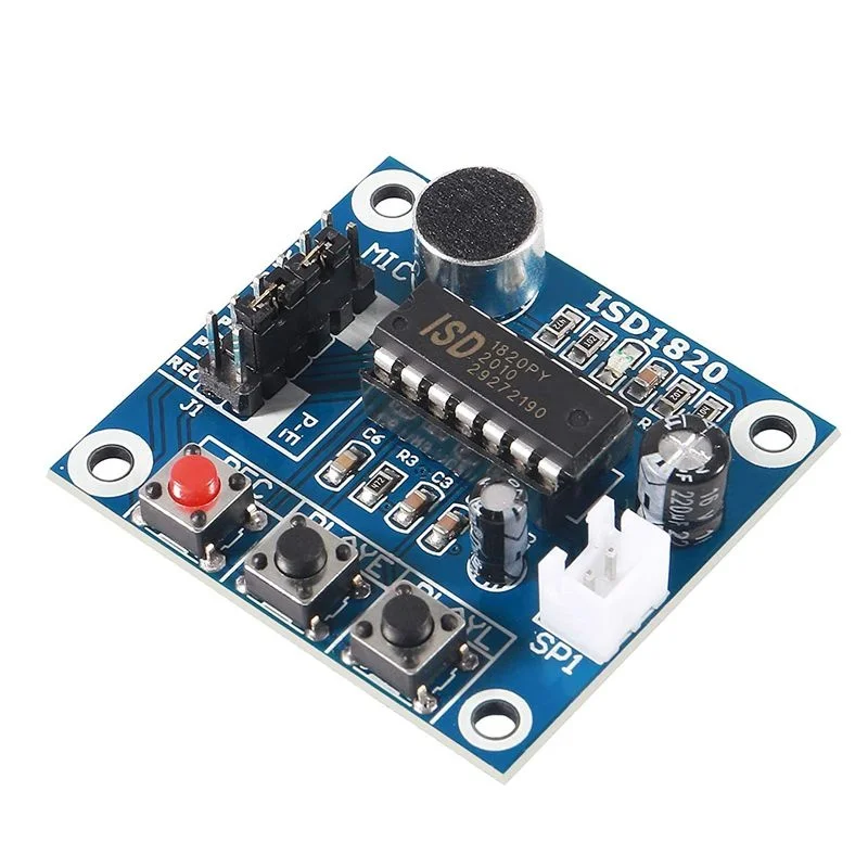 ISD1820 Sound Voice Recording Playback Module Sound Recorder Board with Microphone Audio Loudspeaker for Ar-duino CYT1022